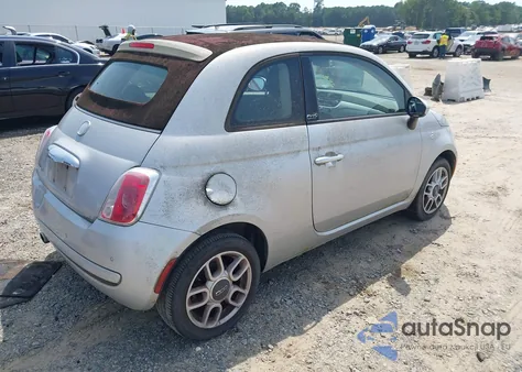 2012 Fiat 500C Pop из США, поврежденный, VIN 3C3CFFDR8CT169489